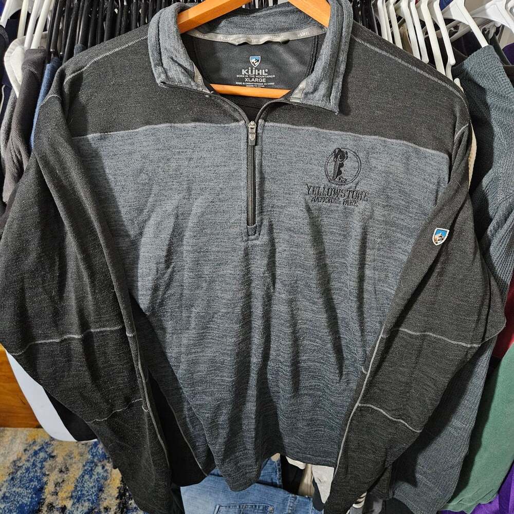 Kuhl Ryzer 1/4 Zip Pullover XL Yellowstone National Park